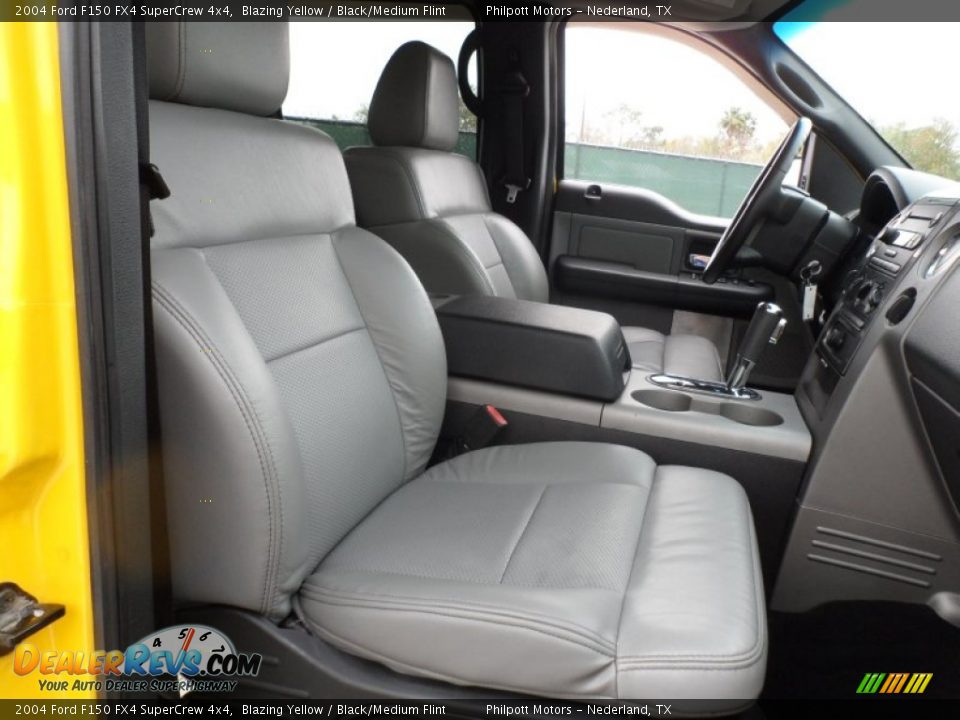 Front Seat of 2004 Ford F150 FX4 SuperCrew 4x4 Photo #26