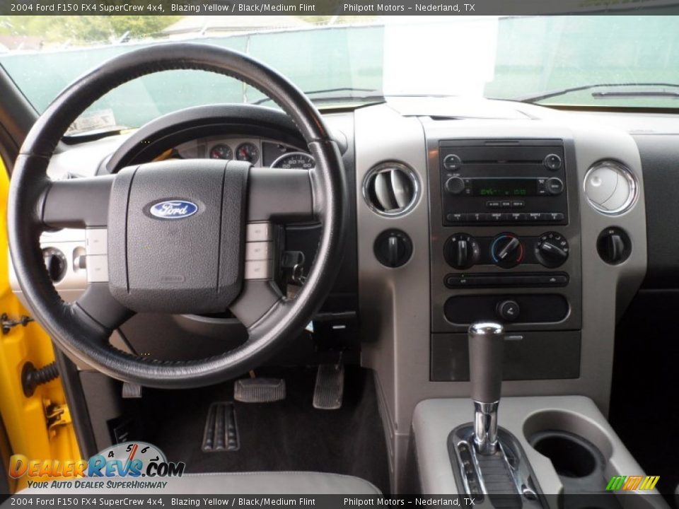 Dashboard of 2004 Ford F150 FX4 SuperCrew 4x4 Photo #36
