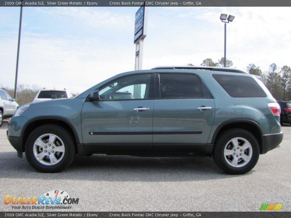 2009 Gmc acadia silver-green metallic #3