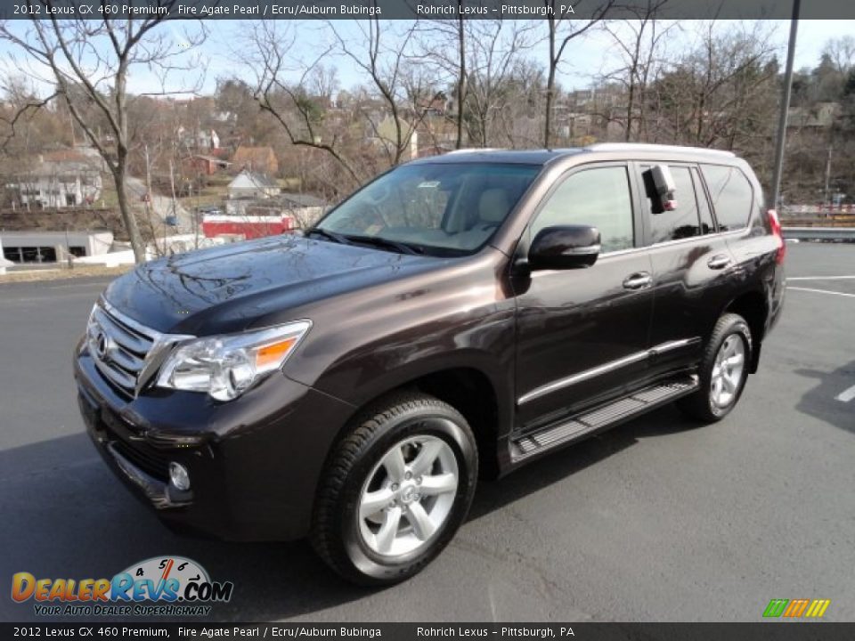 2012 Lexus GX 460 Premium Fire Agate Pearl / Ecru/Auburn Bubinga Photo #8