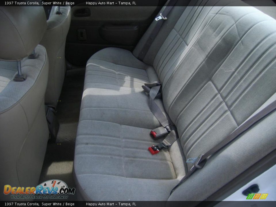 1997 Toyota Corolla Super White / Beige Photo #10