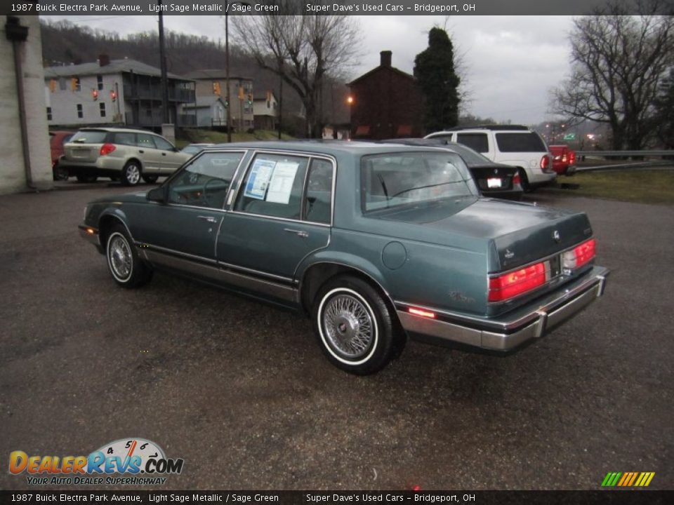 1987 Buick Electra Park Avenue Light Sage Metallic / Sage Green Photo #3