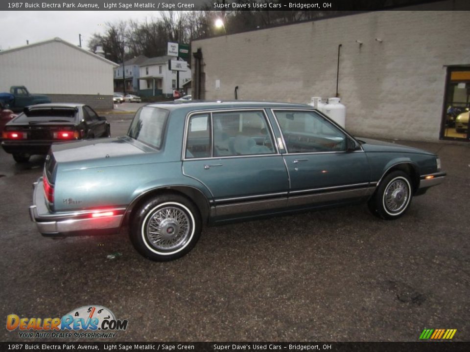 Light Sage Metallic 1987 Buick Electra Park Avenue Photo #7