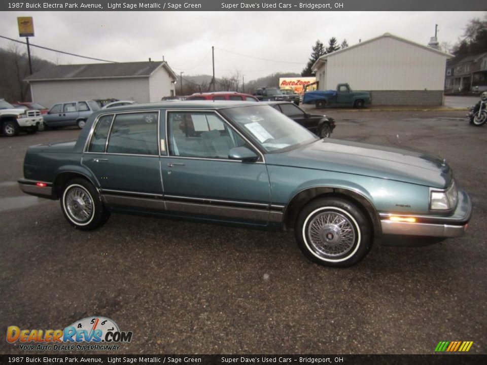 1987 Buick Electra Park Avenue Light Sage Metallic / Sage Green Photo #8