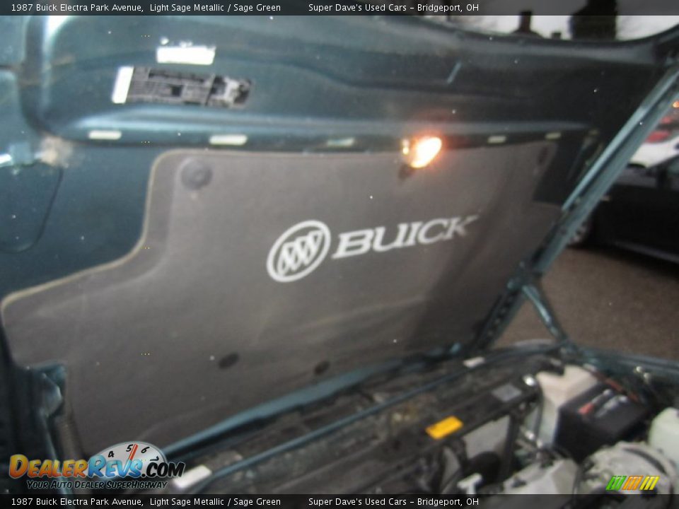 1987 Buick Electra Park Avenue Light Sage Metallic / Sage Green Photo #23