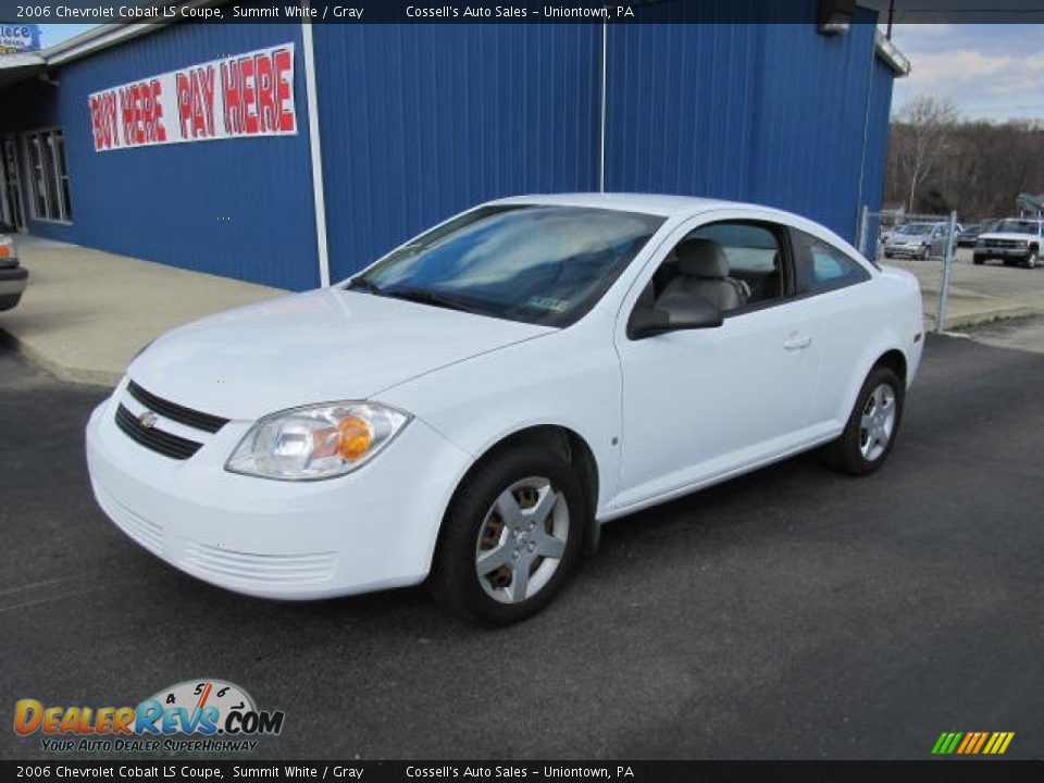 2006 Chevrolet Cobalt LS Coupe Summit White / Gray Photo #1