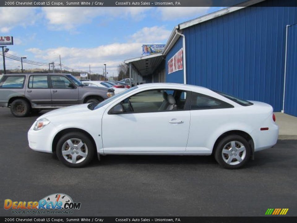 2006 Chevrolet Cobalt LS Coupe Summit White / Gray Photo #2