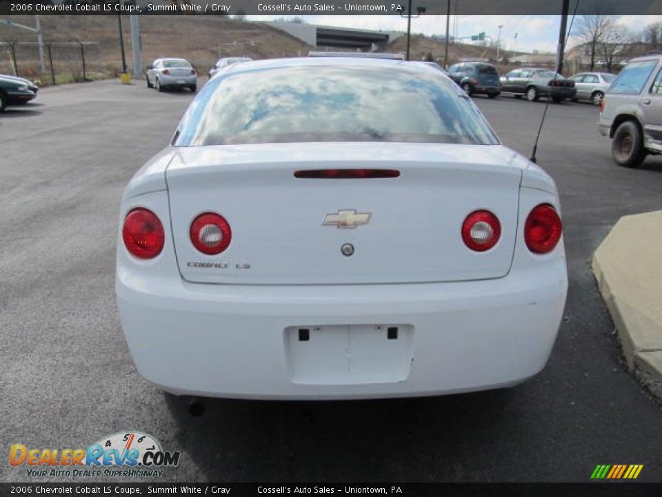2006 Chevrolet Cobalt LS Coupe Summit White / Gray Photo #3
