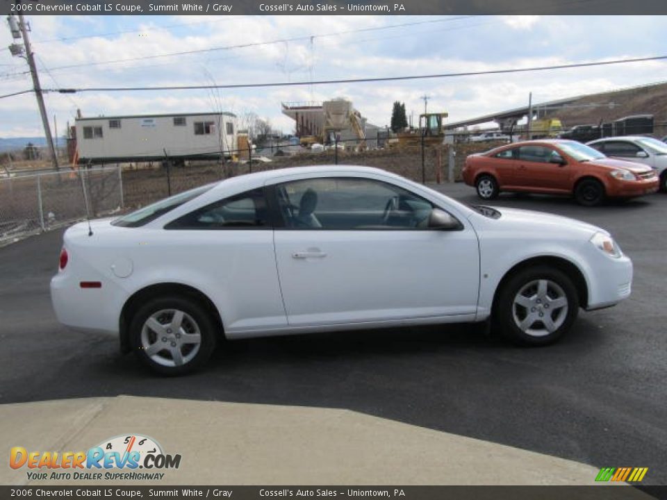 2006 Chevrolet Cobalt LS Coupe Summit White / Gray Photo #4
