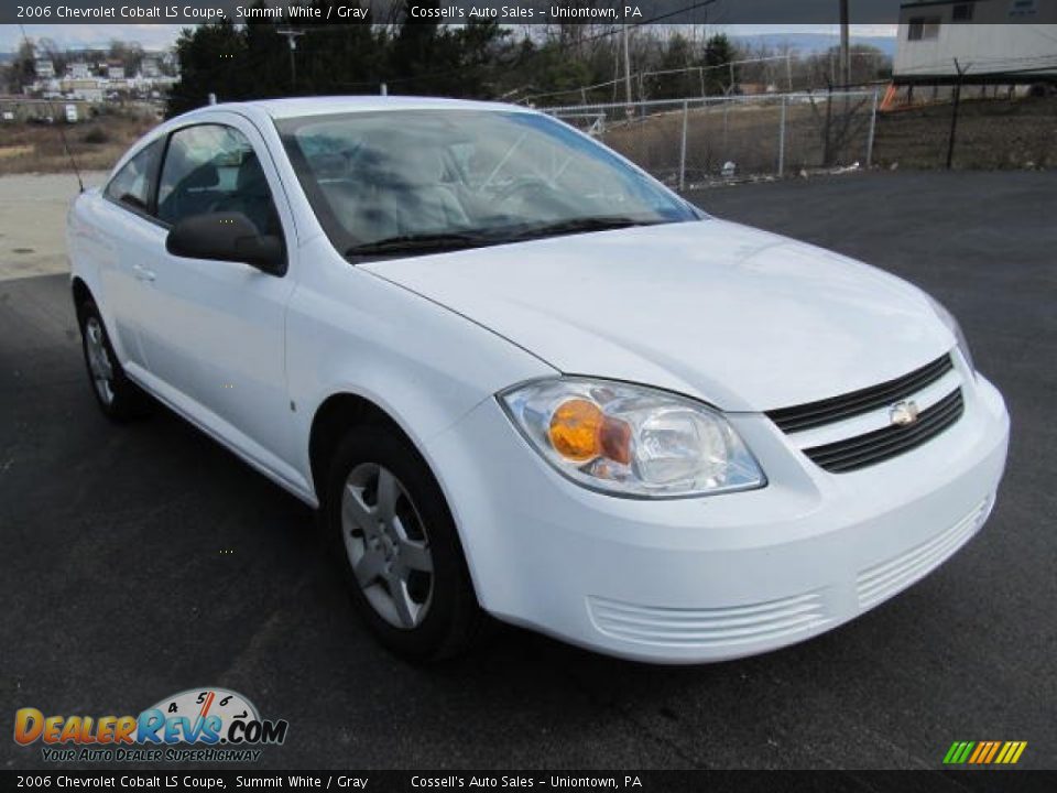 2006 Chevrolet Cobalt LS Coupe Summit White / Gray Photo #5