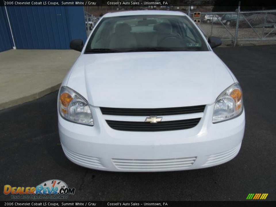2006 Chevrolet Cobalt LS Coupe Summit White / Gray Photo #6