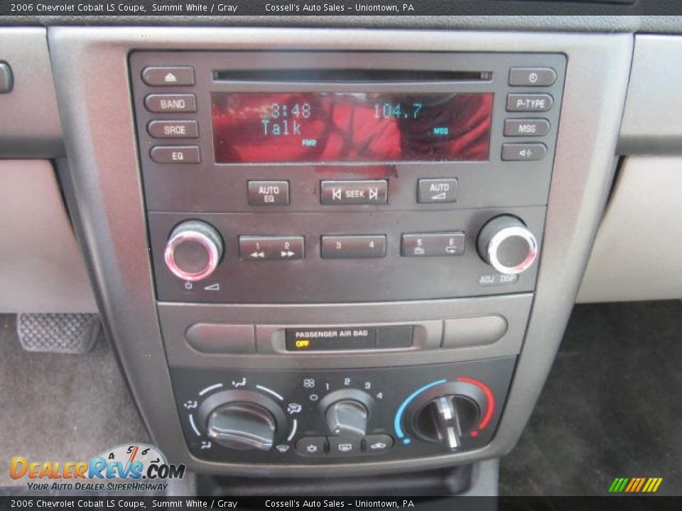2006 Chevrolet Cobalt LS Coupe Summit White / Gray Photo #12