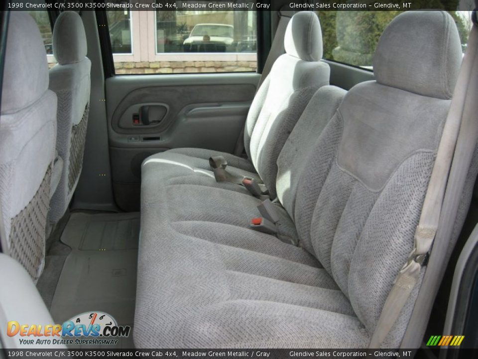 Rear Seat of 1998 Chevrolet C/K 3500 K3500 Silverado Crew Cab 4x4 Photo #8