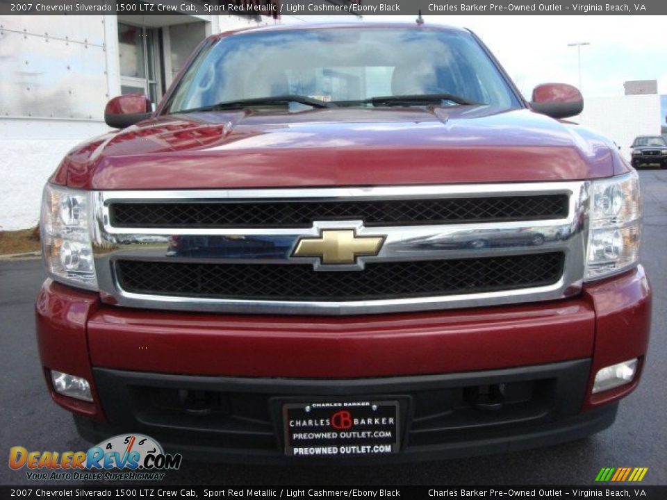 2007 Chevrolet Silverado 1500 LTZ Crew Cab Sport Red Metallic / Light Cashmere/Ebony Black Photo #8