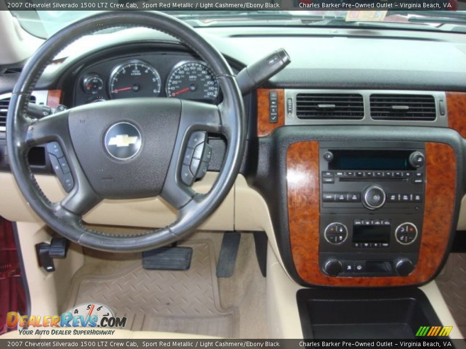 2007 Chevrolet Silverado 1500 LTZ Crew Cab Sport Red Metallic / Light Cashmere/Ebony Black Photo #11