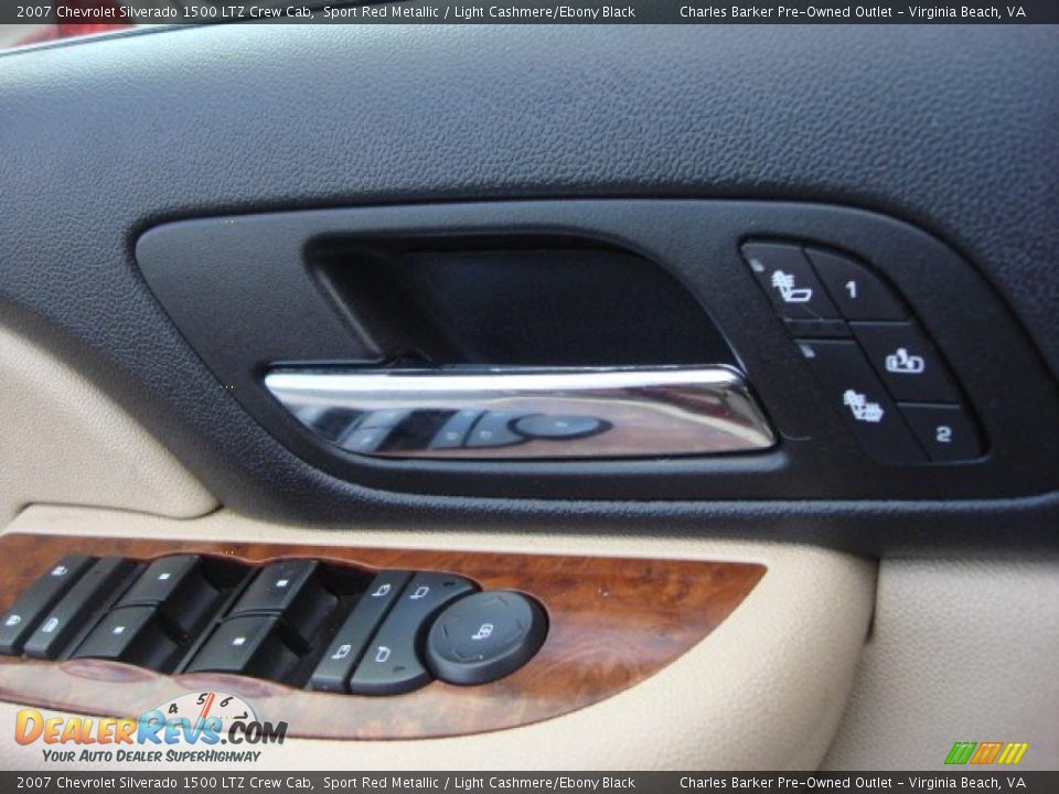 2007 Chevrolet Silverado 1500 LTZ Crew Cab Sport Red Metallic / Light Cashmere/Ebony Black Photo #15