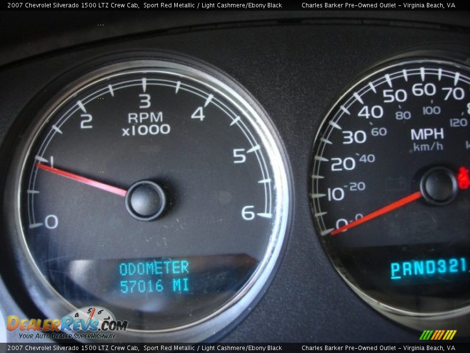 2007 Chevrolet Silverado 1500 LTZ Crew Cab Sport Red Metallic / Light Cashmere/Ebony Black Photo #16