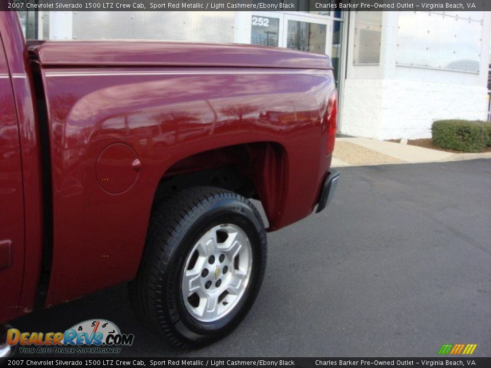 2007 Chevrolet Silverado 1500 LTZ Crew Cab Sport Red Metallic / Light Cashmere/Ebony Black Photo #24