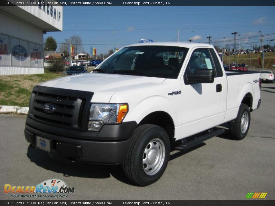 Front 3/4 View of 2012 Ford F150 XL Regular Cab 4x4 Photo #2