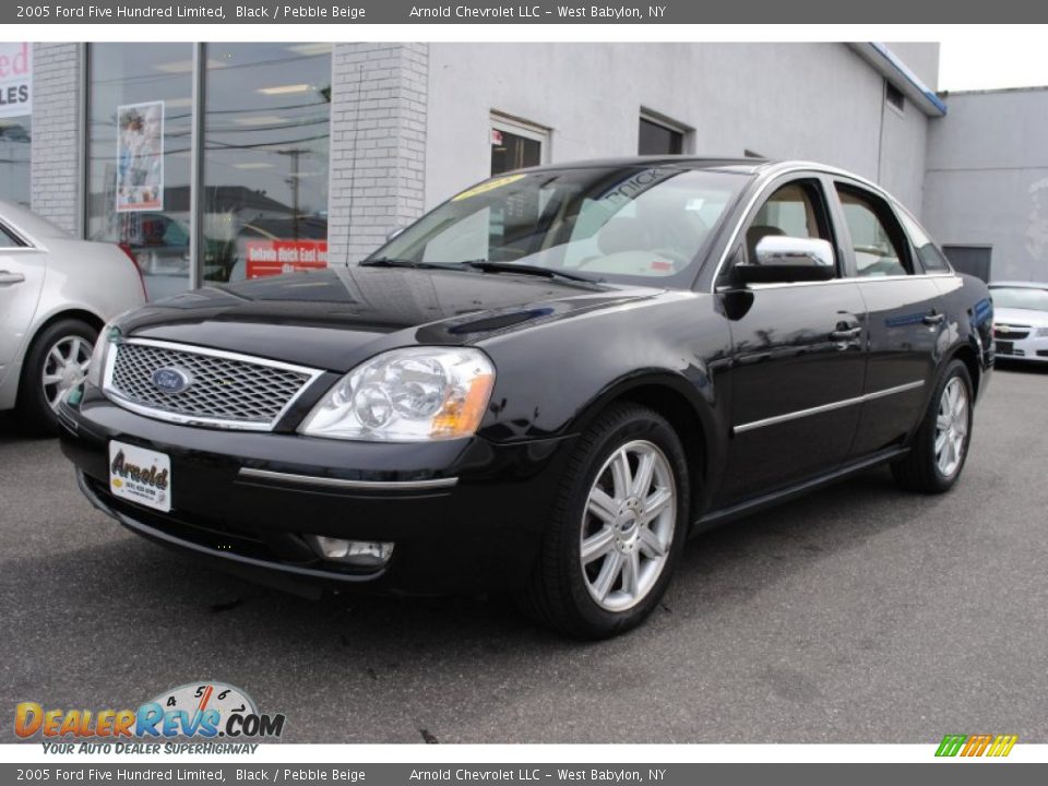 2005 Ford Five Hundred Limited Black / Pebble Beige Photo #1