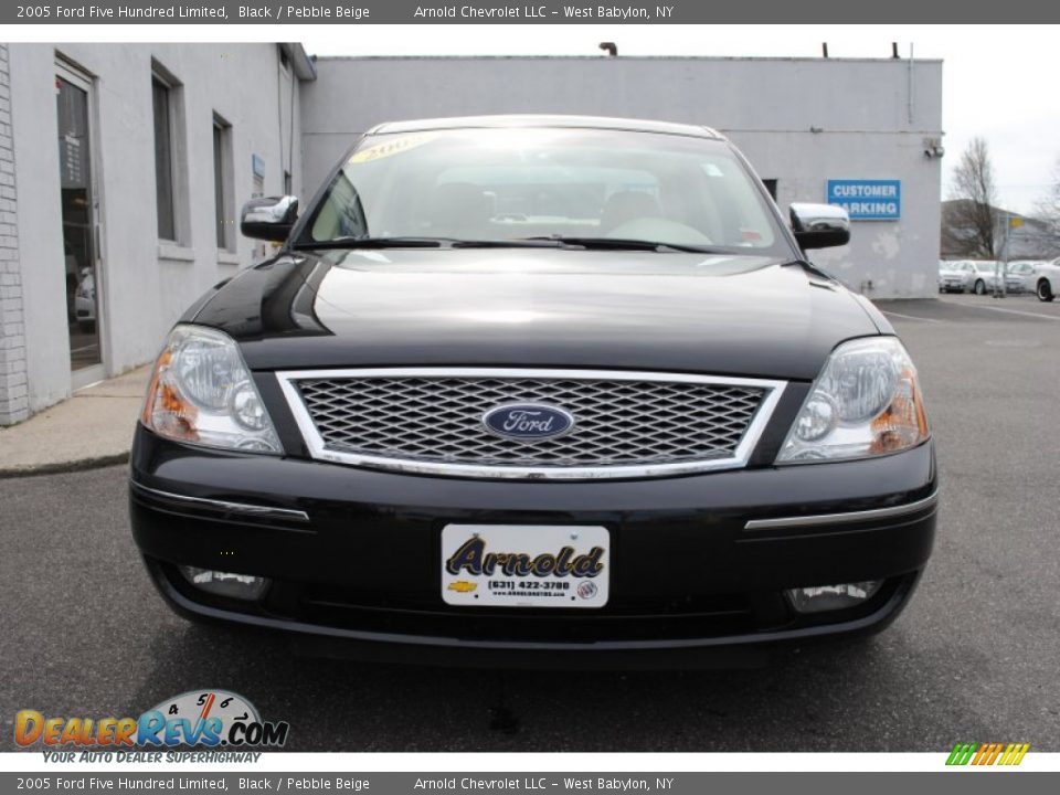 2005 Ford Five Hundred Limited Black / Pebble Beige Photo #2