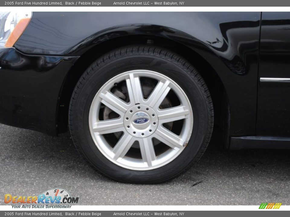 2005 Ford Five Hundred Limited Black / Pebble Beige Photo #8