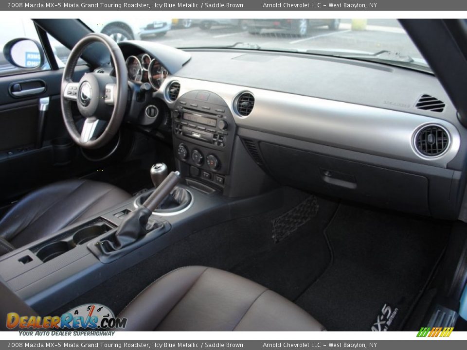 Dashboard of 2008 Mazda MX-5 Miata Grand Touring Roadster Photo #9