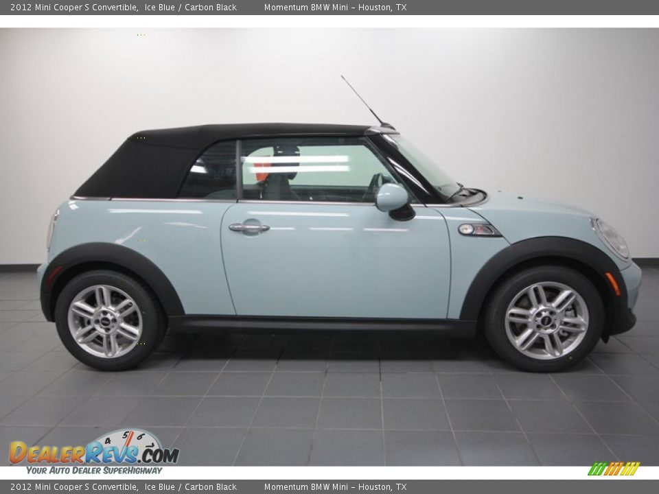 Ice Blue 2012 Mini Cooper S Convertible Photo #6