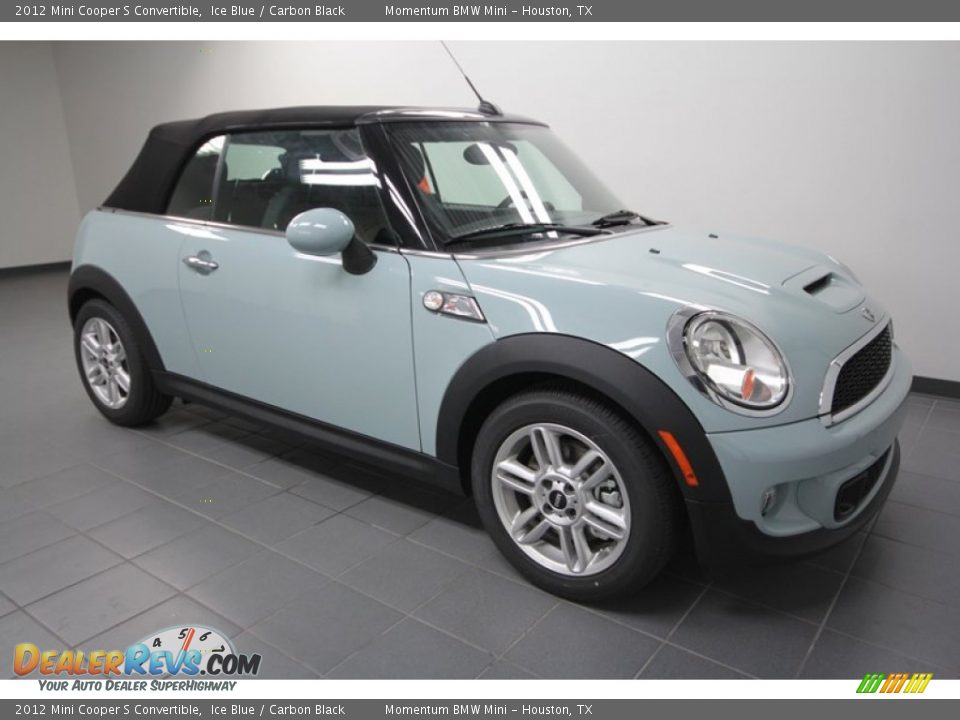 Front 3/4 View of 2012 Mini Cooper S Convertible Photo #7