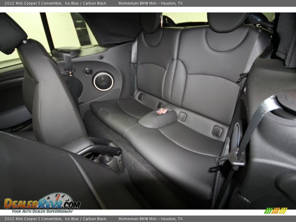 Rear Seat of 2012 Mini Cooper S Convertible Photo #13