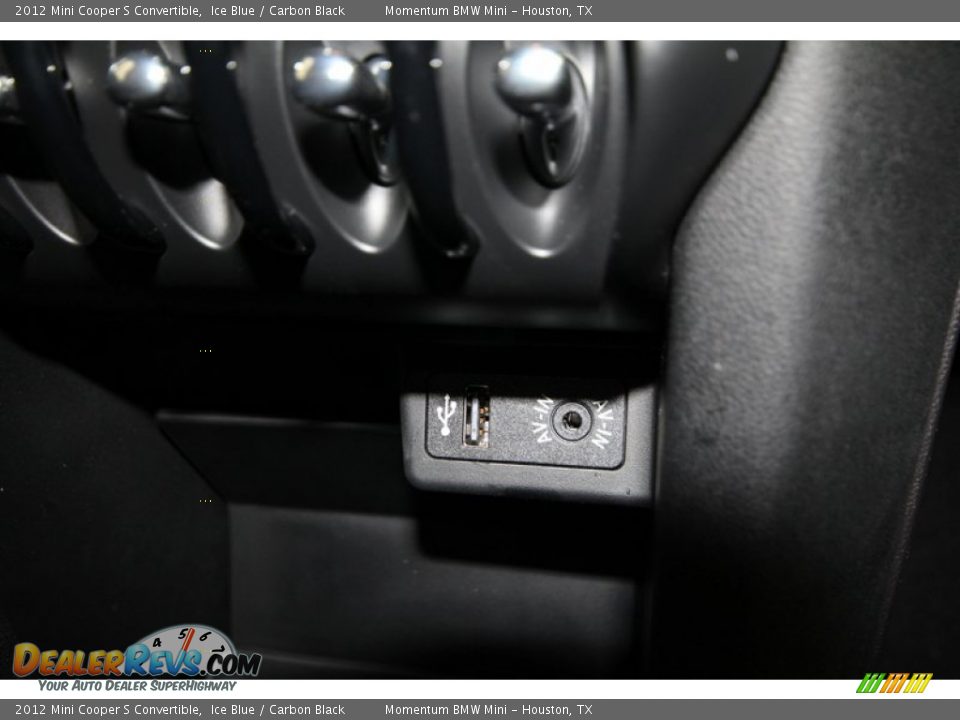 2012 Mini Cooper S Convertible Ice Blue / Carbon Black Photo #18