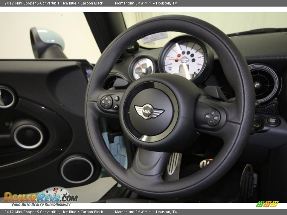 2012 Mini Cooper S Convertible Steering Wheel Photo #25