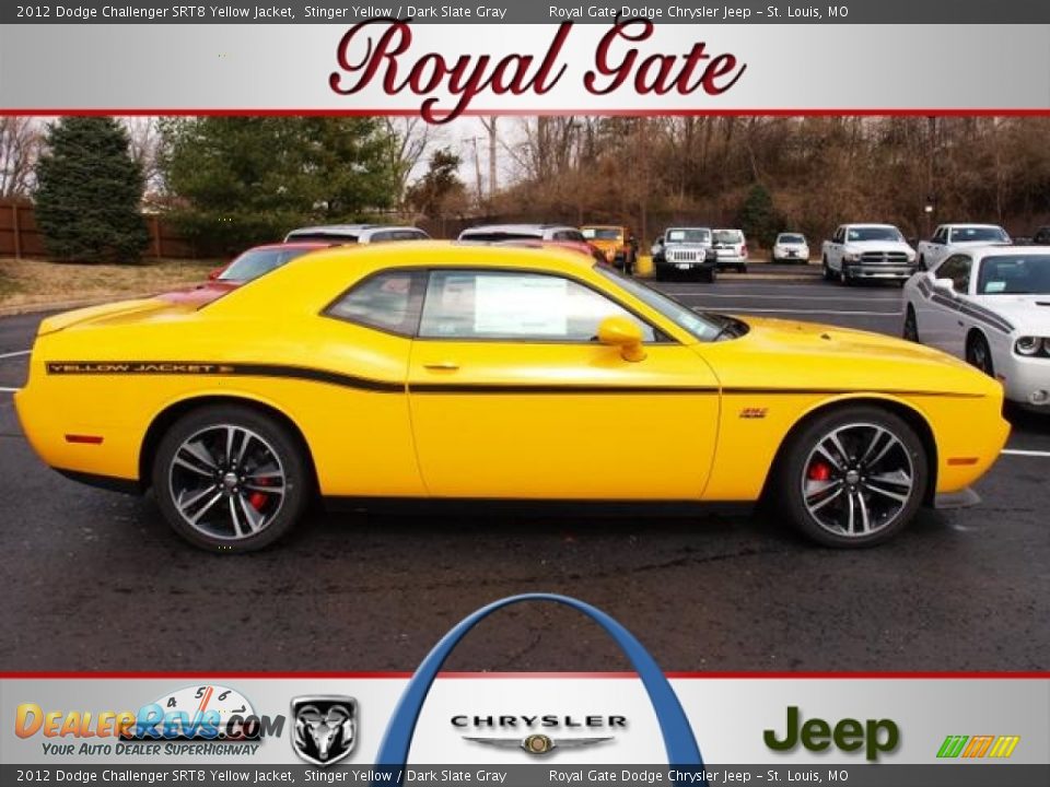 2012 Dodge Challenger SRT8 Yellow Jacket Stinger Yellow / Dark Slate Gray Photo #1