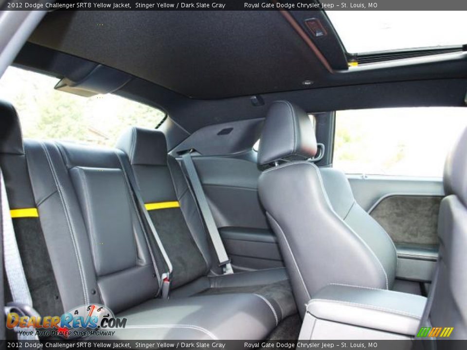 Dark Slate Gray Interior - 2012 Dodge Challenger SRT8 Yellow Jacket Photo #4