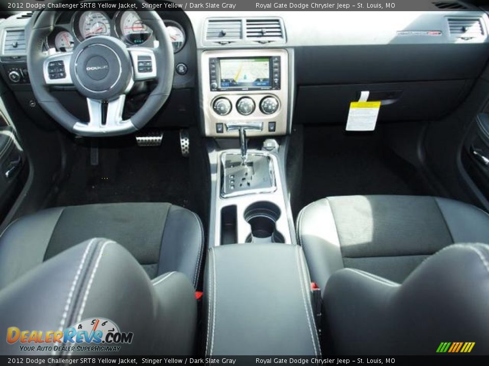 2012 Dodge Challenger SRT8 Yellow Jacket Stinger Yellow / Dark Slate Gray Photo #5
