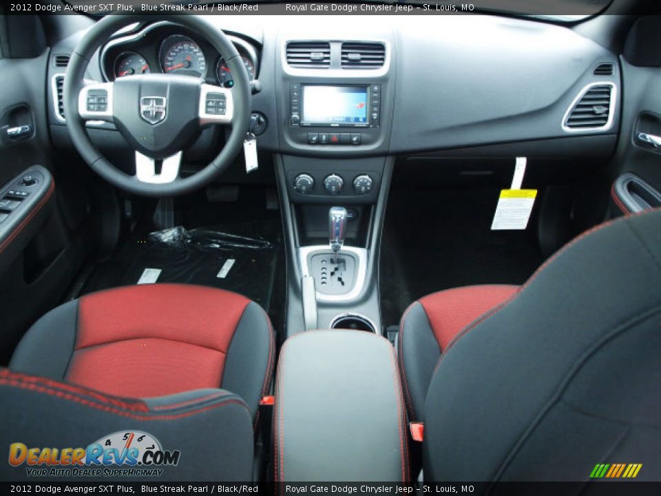 Black Red Interior 2012 Dodge Avenger Sxt Plus Photo 5