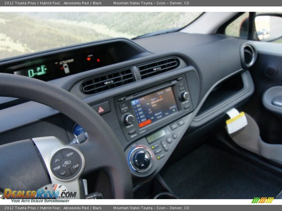 Dashboard of 2012 Toyota Prius c Hybrid Four Photo #7