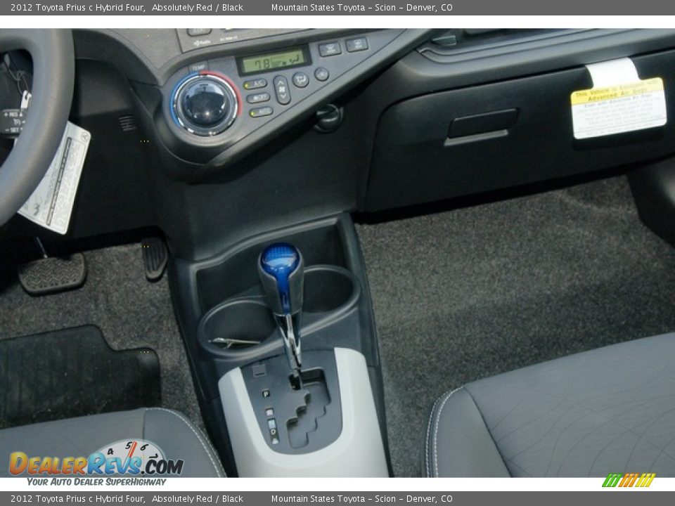 2012 Toyota Prius c Hybrid Four Shifter Photo #16