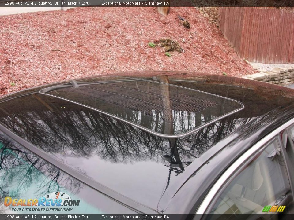 1998 Audi A8 4.2 quattro Brillant Black / Ecru Photo #9