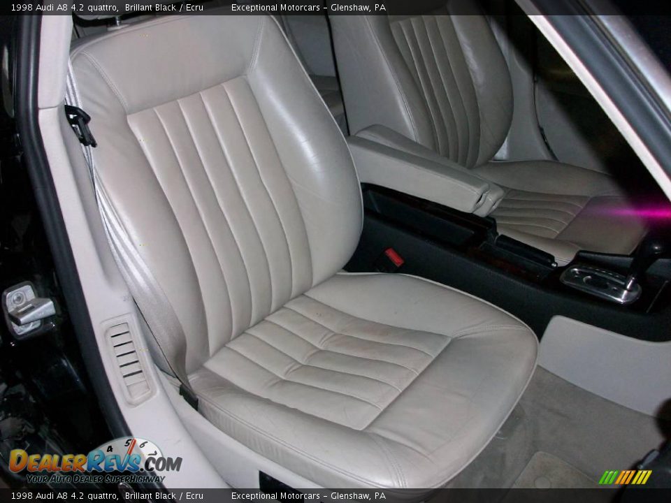 1998 Audi A8 4.2 quattro Brillant Black / Ecru Photo #18