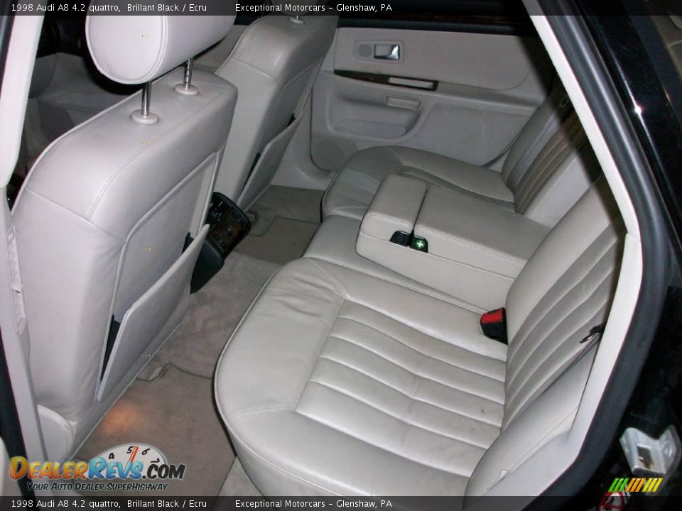 1998 Audi A8 4.2 quattro Brillant Black / Ecru Photo #20