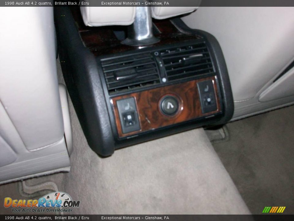 1998 Audi A8 4.2 quattro Brillant Black / Ecru Photo #22