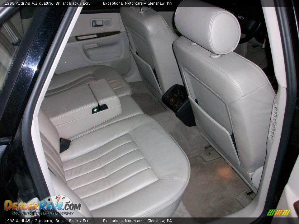 1998 Audi A8 4.2 quattro Brillant Black / Ecru Photo #23