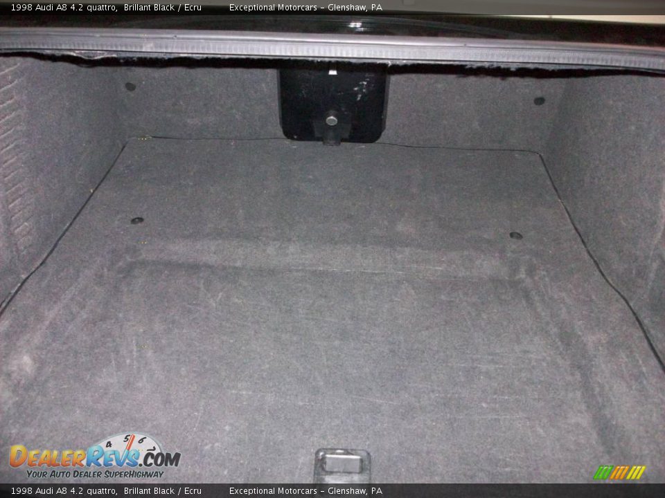 1998 Audi A8 4.2 quattro Brillant Black / Ecru Photo #25