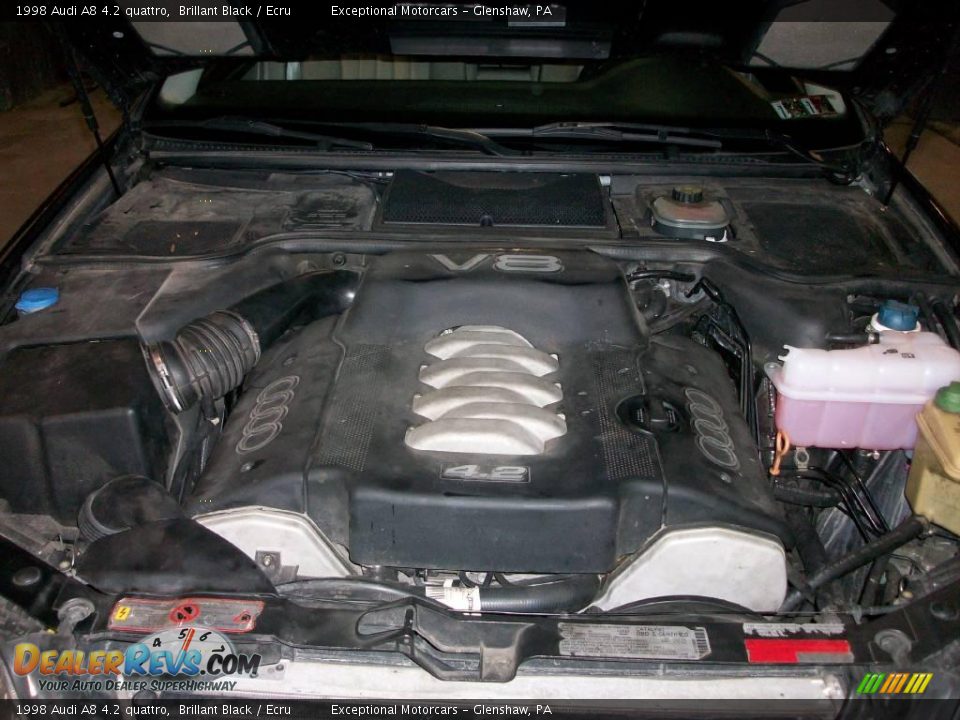 1998 Audi A8 4.2 quattro Brillant Black / Ecru Photo #27