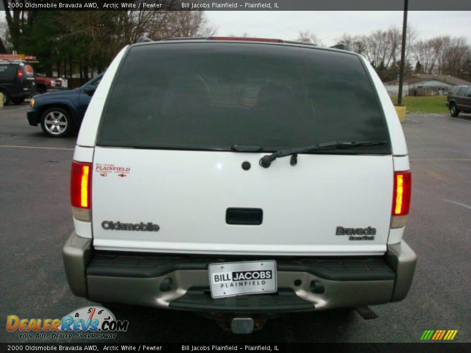 2000 Oldsmobile Bravada AWD Arctic White / Pewter Photo #6