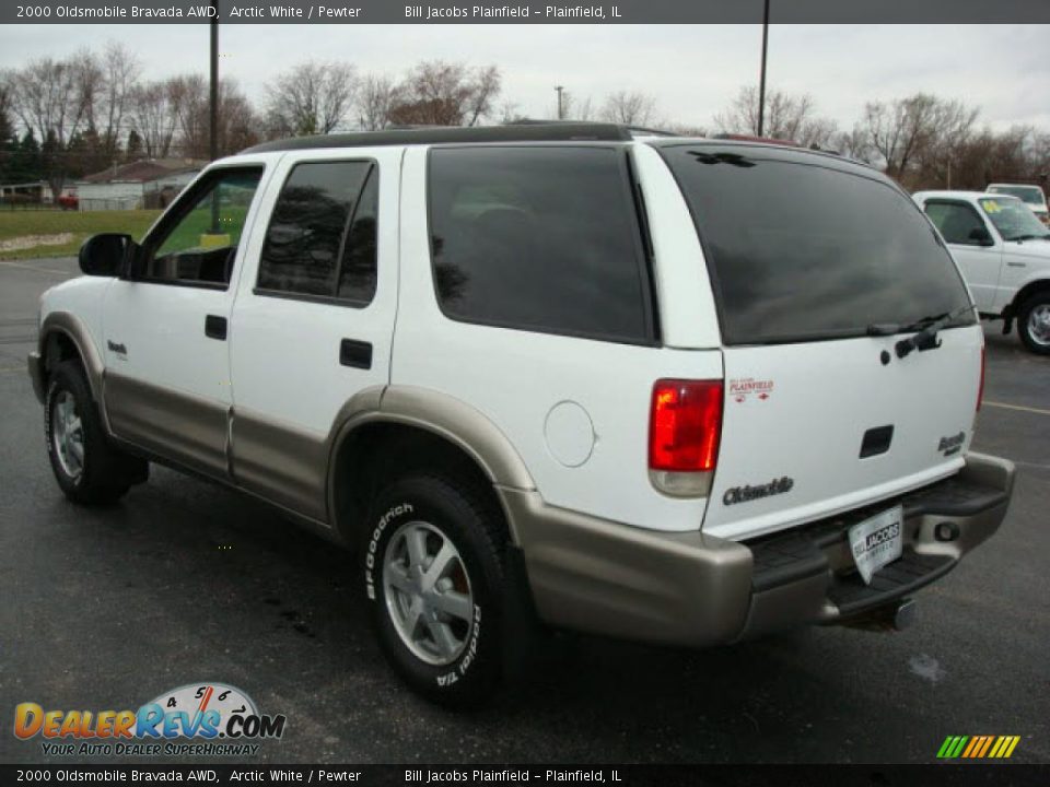 2000 Oldsmobile Bravada AWD Arctic White / Pewter Photo #7