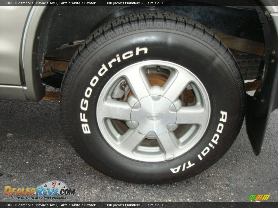 2000 Oldsmobile Bravada AWD Arctic White / Pewter Photo #8