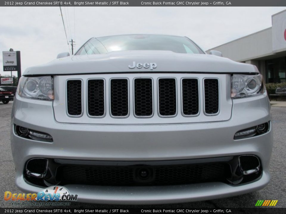 2012 Jeep Grand Cherokee SRT8 4x4 Bright Silver Metallic / SRT Black Photo #2