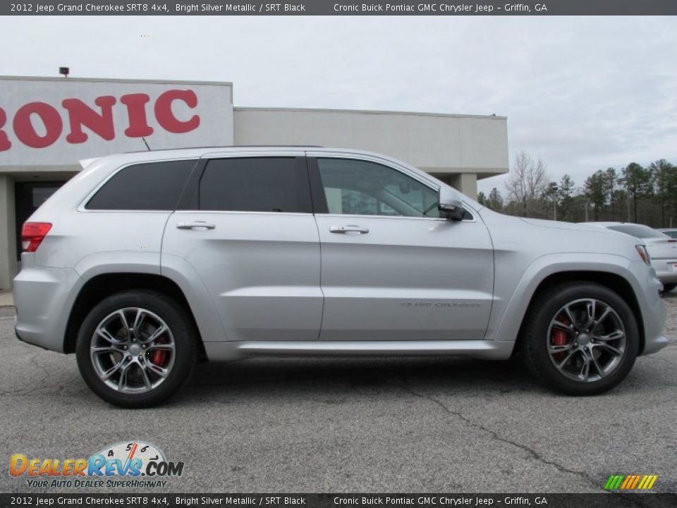 2012 Jeep Grand Cherokee SRT8 4x4 Bright Silver Metallic / SRT Black Photo #8